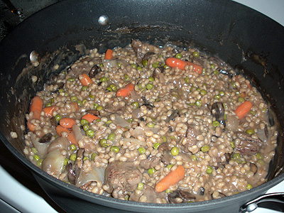 Beef & Barley Red Wine Stew