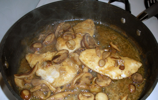 Chicken Marsala Cooking