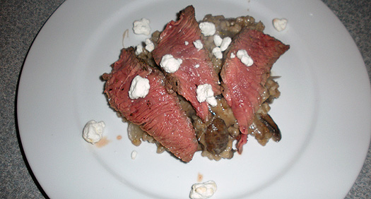Steak and Risotto