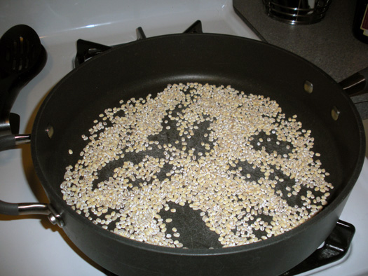 Toasting Barley