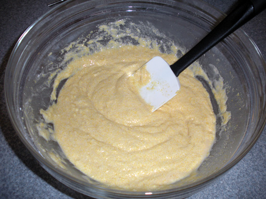 cornmeal with beer batter