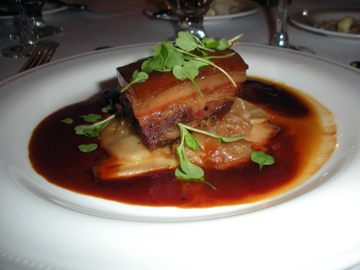 Roasted pork bellies