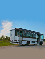 Wine trolley tour