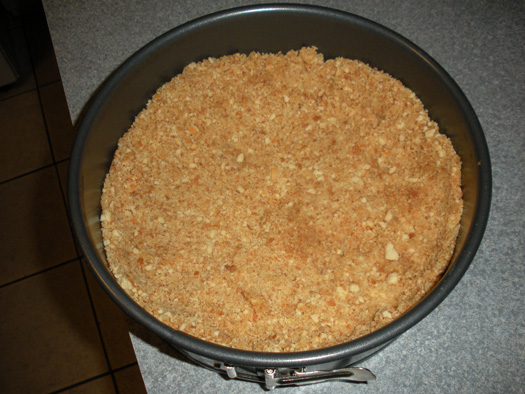 Cheesecake crust