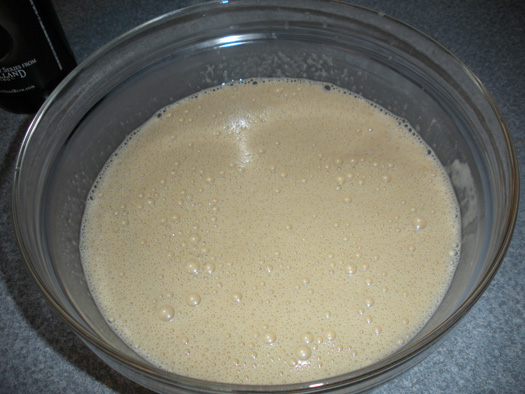 beer ice cream mix